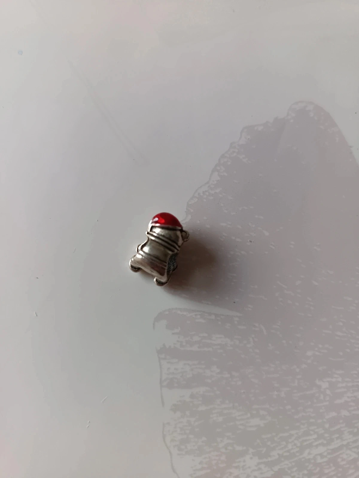 Charms charm breloque pampille pulseira oursin natal gorro vermelho – photo 2